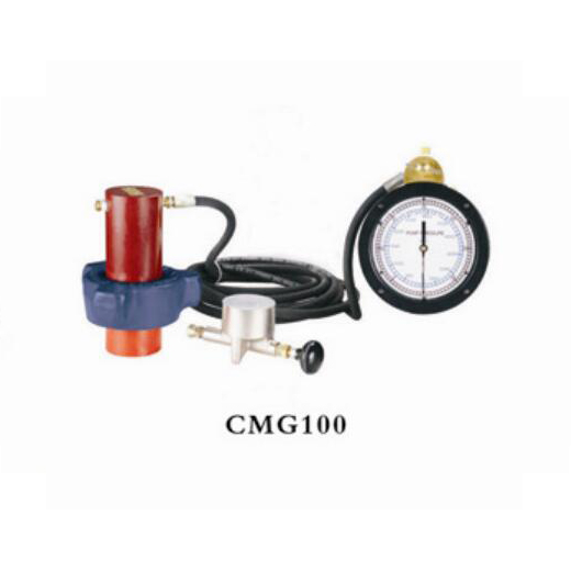 Single pointer pressure gauge system